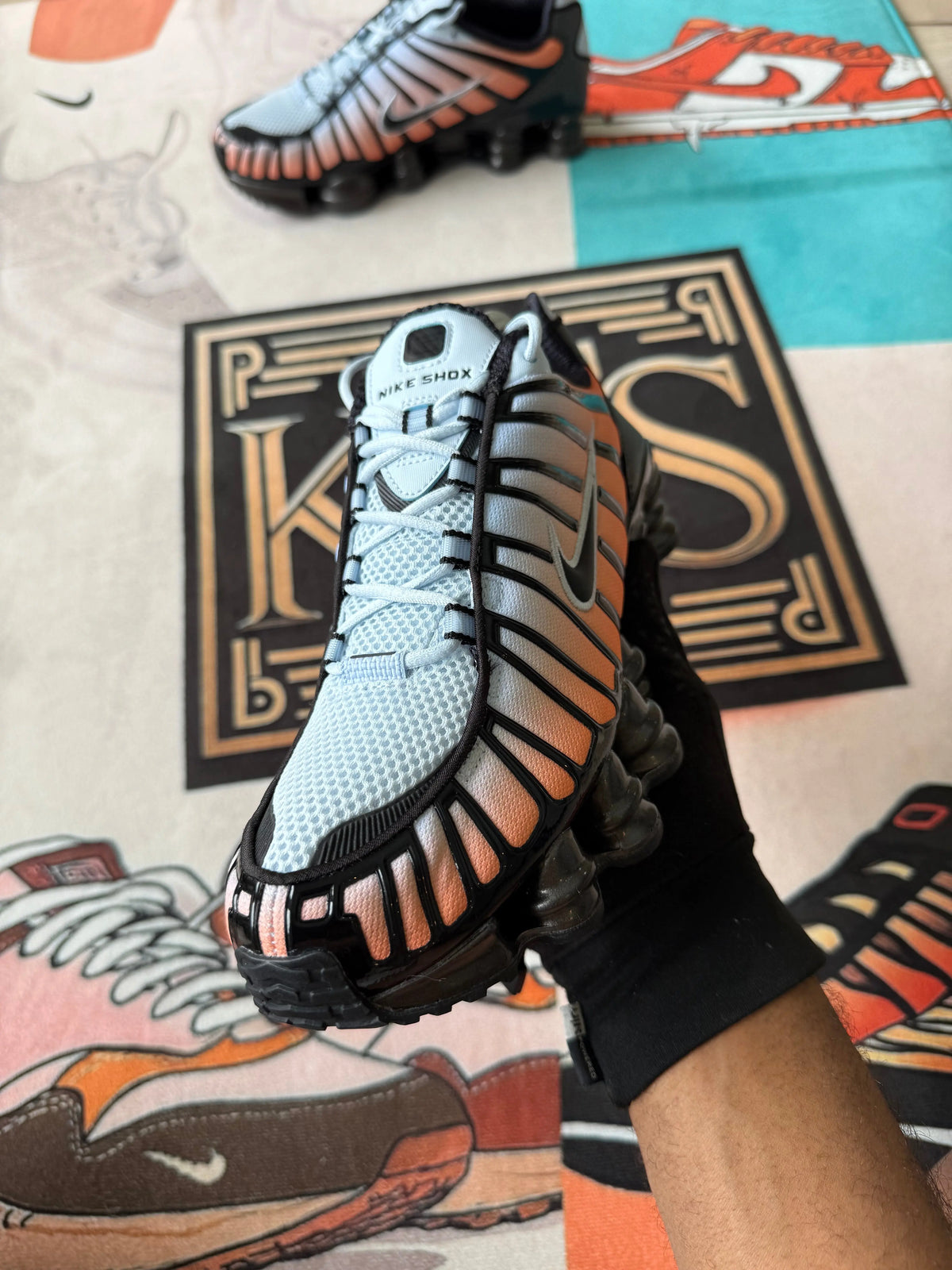 Nike Shox TL Blue Tint Orange LUXE EN VUE 75