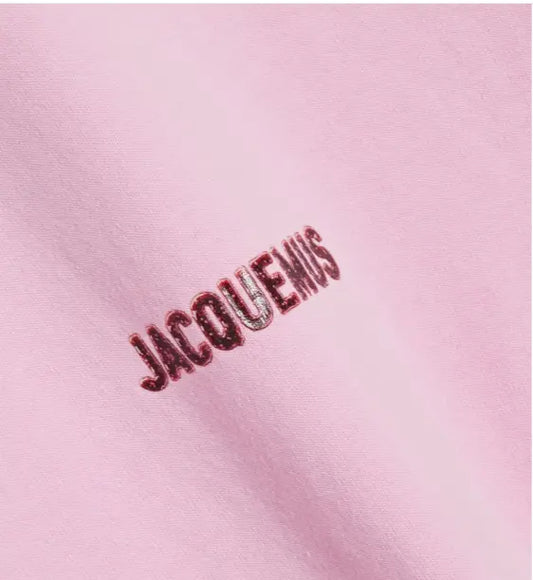 JACQUEMUS T-shirt en jersey de coton imprimé logo Pavane LUXE EN VUE 75