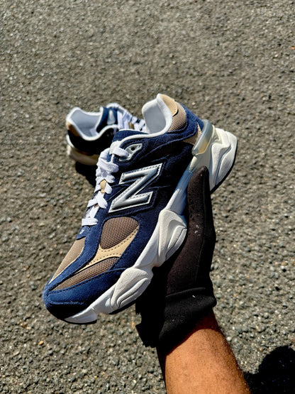 New Balance 9060 Navy Mushroom (GS)