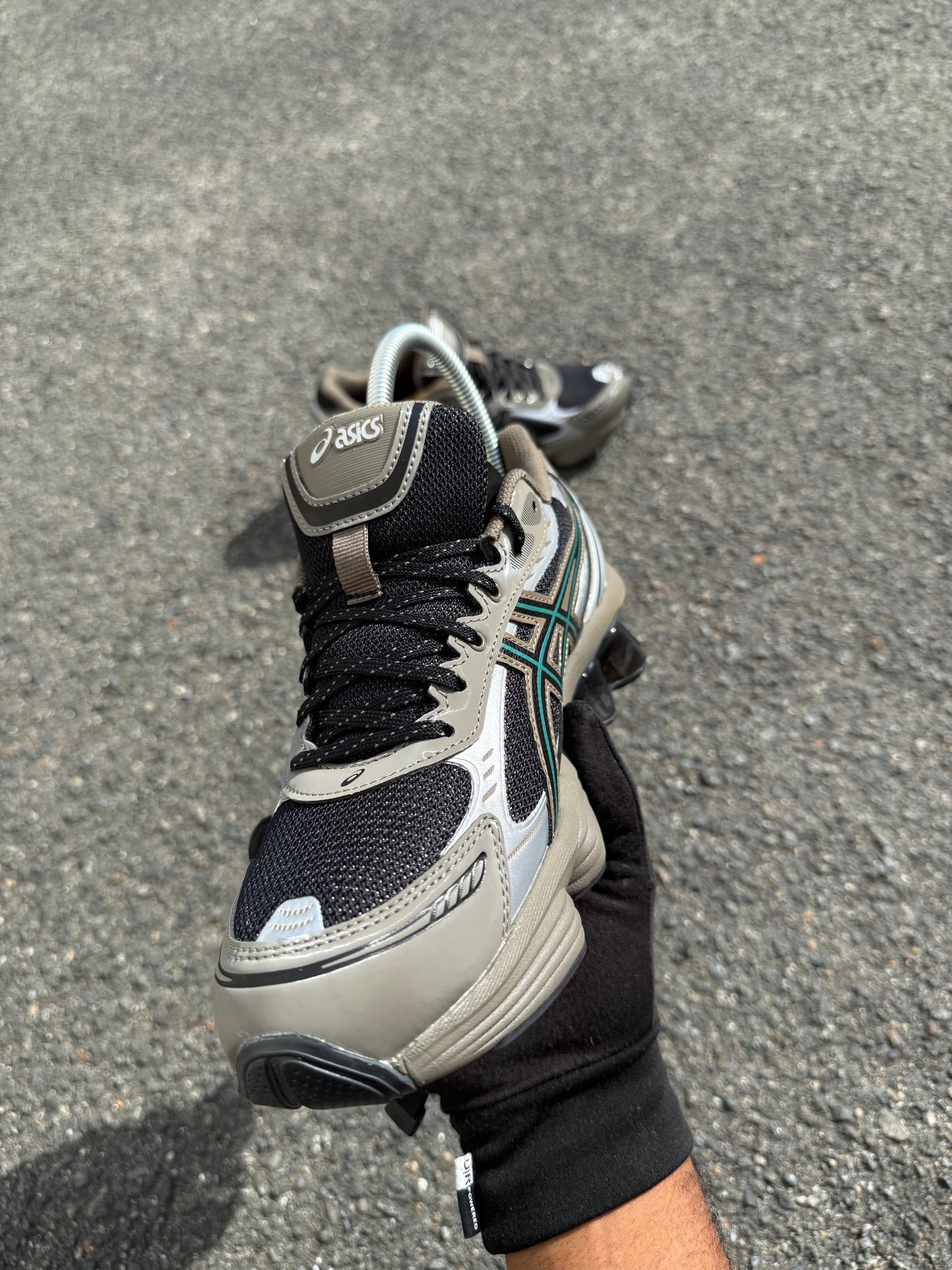 ASICS Gel-Kinetic Fluent Black Dark Taupe