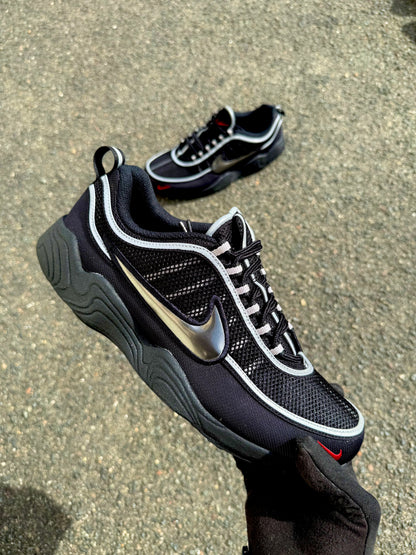 Nike Air Zoom Spiridon Black Metallic Silver