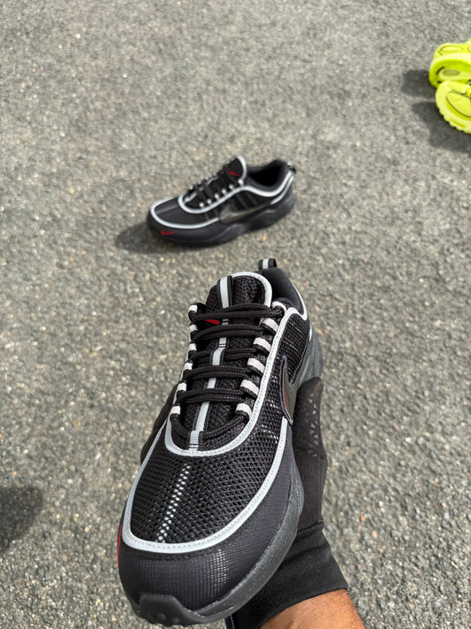 Nike Air Zoom Spiridon Black Metallic Silver