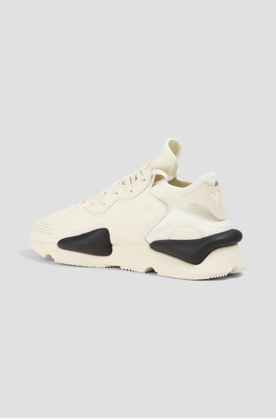 Y-3 Baskets en cuir