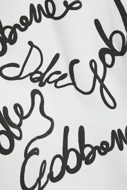 DOLCE&GABBANA Sweat à capuche en molleton de coton mélangé à imprimé logo