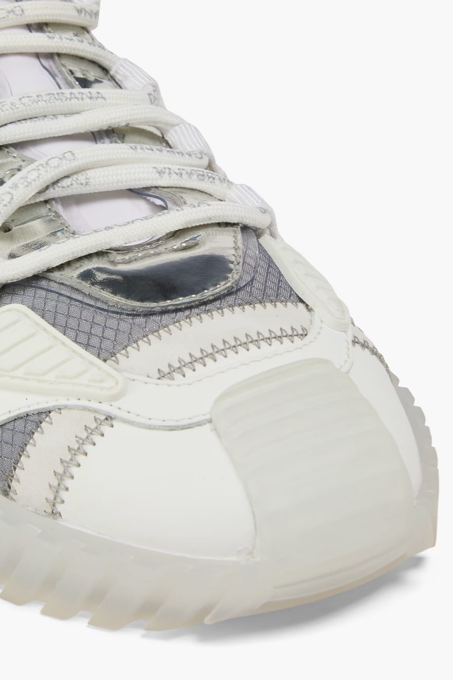 DOLCE&GABBANA Baskets NS1 en jacquard et cuir miroir