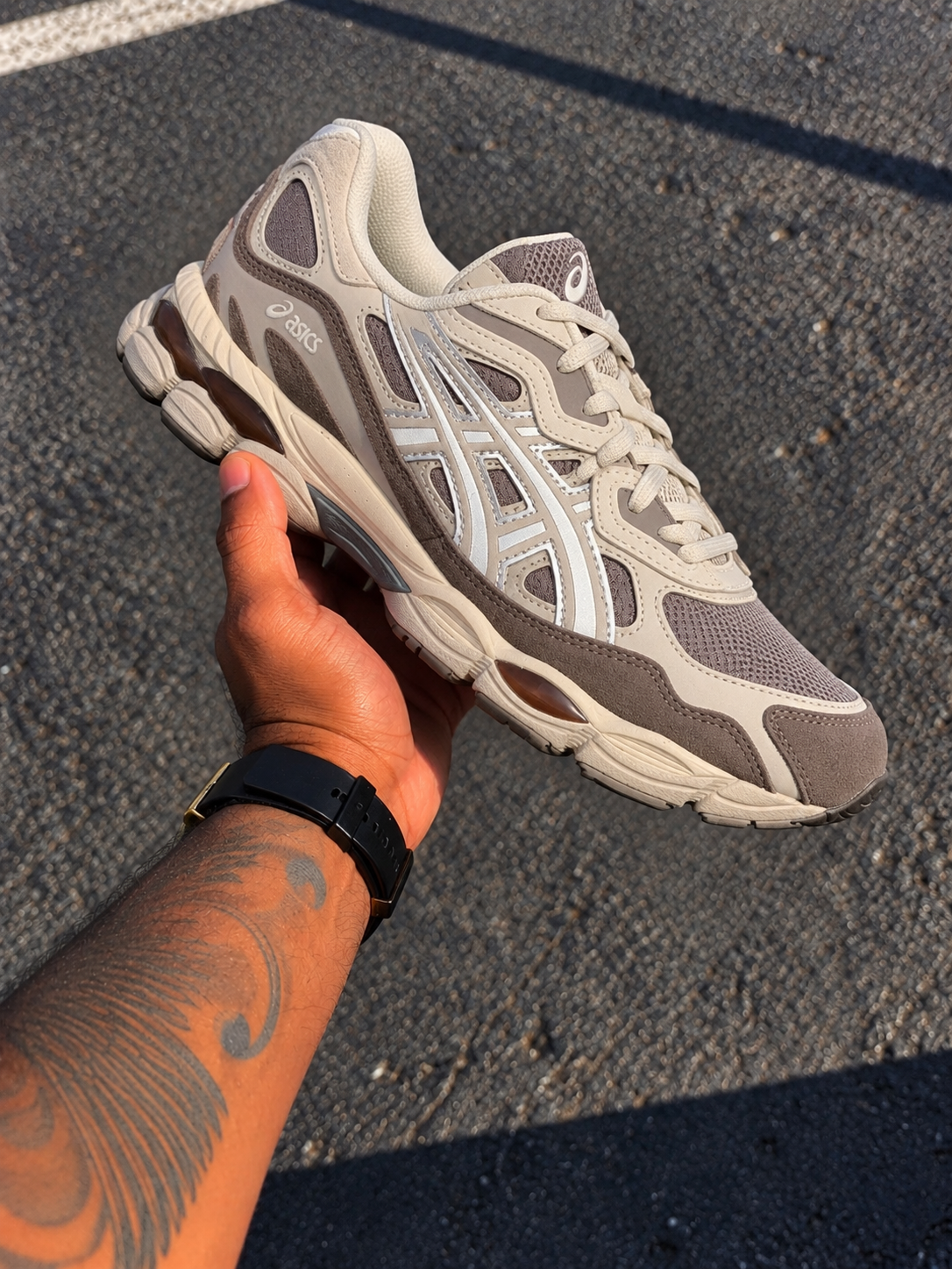ASICS Gel-NYC Cocoa Powder Pure Silver