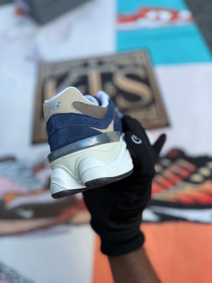New Balance 9060 Navy Mushroom (GS)