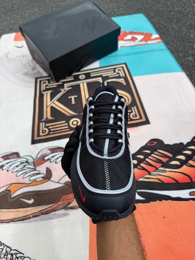 Nike Air Zoom Spiridon Black Metallic Silver