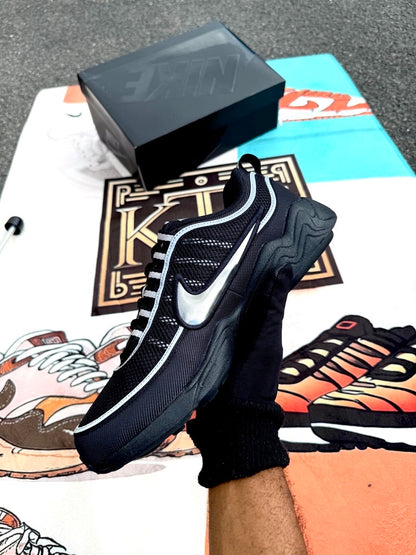 Nike Air Zoom Spiridon Black Metallic Silver