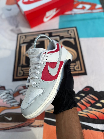 Nike Dunk Low Light Iron Ore Gym Red