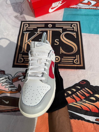 Nike Dunk Low Light Iron Ore Gym Red