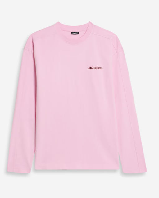 JACQUEMUS T-shirt en jersey de coton imprimé logo Pavane