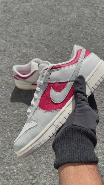 Nike Dunk Low Light Iron Ore Gym Red