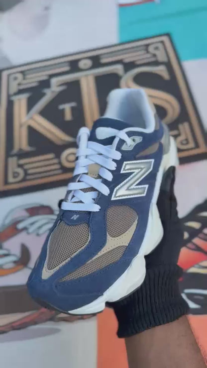 New Balance 9060 Navy Mushroom (GS)